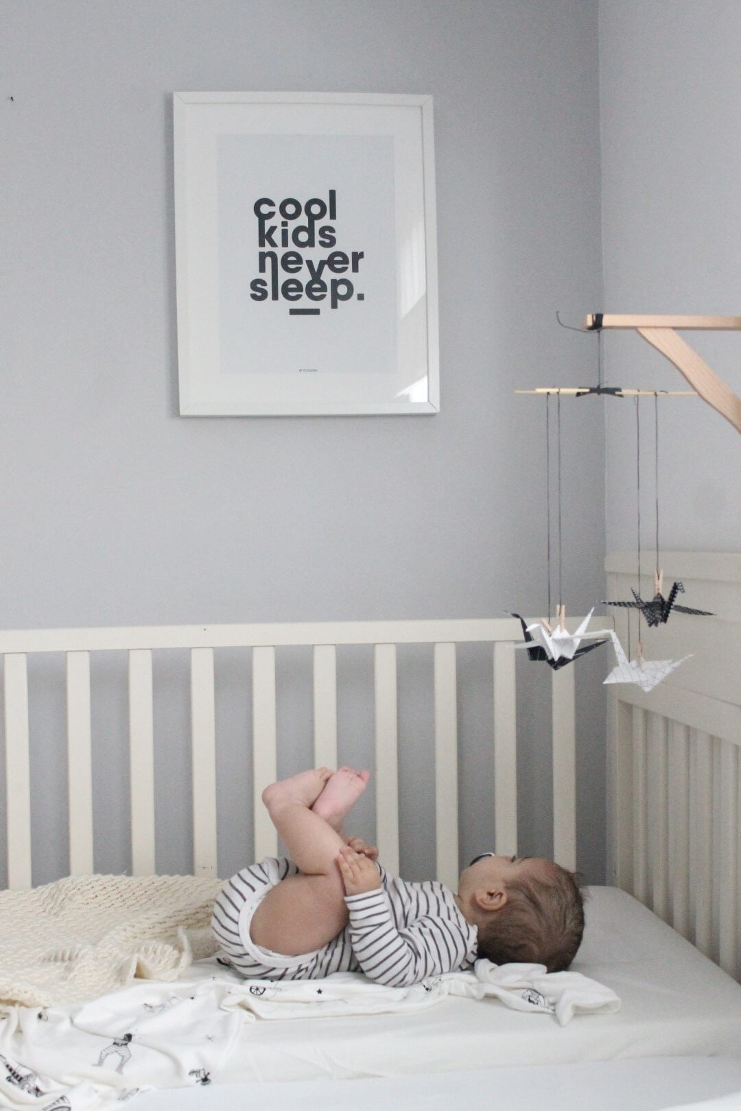 חדר תינוק בסגנון נורדי סקנדינבי