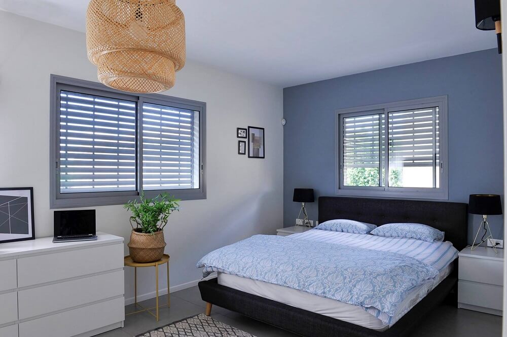 חדר שינה בעיצוב נורדי סקנדינבי